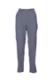 Pantaloni dritti grigio melange con elastico