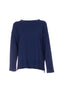Midnight blue sweater with crew neck