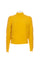 Maglia a collo alto “MINCIO” gialla effetto peluche