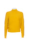 Maglia a collo alto “MINCIO” gialla effetto peluche