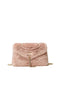 Borsa a tracolla 'Dreamy' soft rosa in faux fur
