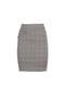 Slim mini skirt in Prince of Wales fabric