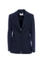Blazer regular lungo darkgrey in tessuto gessato
