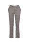 Slim fit chino trousers in Prince of Wales fabric
