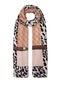 Natural animal print stole