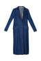 Cappotto in denim di misto cotone stretch