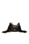 Borsa hobo mini 'Melrose' nera con frange