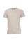 T-shirt uni en coton beige