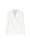 Blazer aderente doppiopetto crema