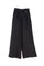 Black satin palazzo pants