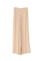 Pantalone a palazzo beige in tessuto fluido