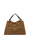 Borsa shopping Etnic cuoio in suede