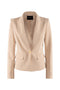 Giacca monopetto “Betty” sabbia in cady