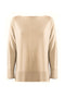 Maglia “Matrix” oro in lurex con scollo a barca