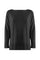 Black “Matrix” lurex sweater with boat neckline
