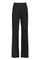 “Yappy” black wide-leg trousers in lurex knit