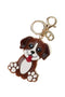 Portachiavi cane con Oval T