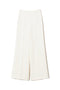Pantaloni a palazzo madreperla in crêpe fluido