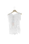 Top in pizzo bianco