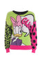 Pull jacquard régulier avec Daisy Duck