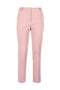 Pantaloni slim chino rosa polvere in tessuto tecnico