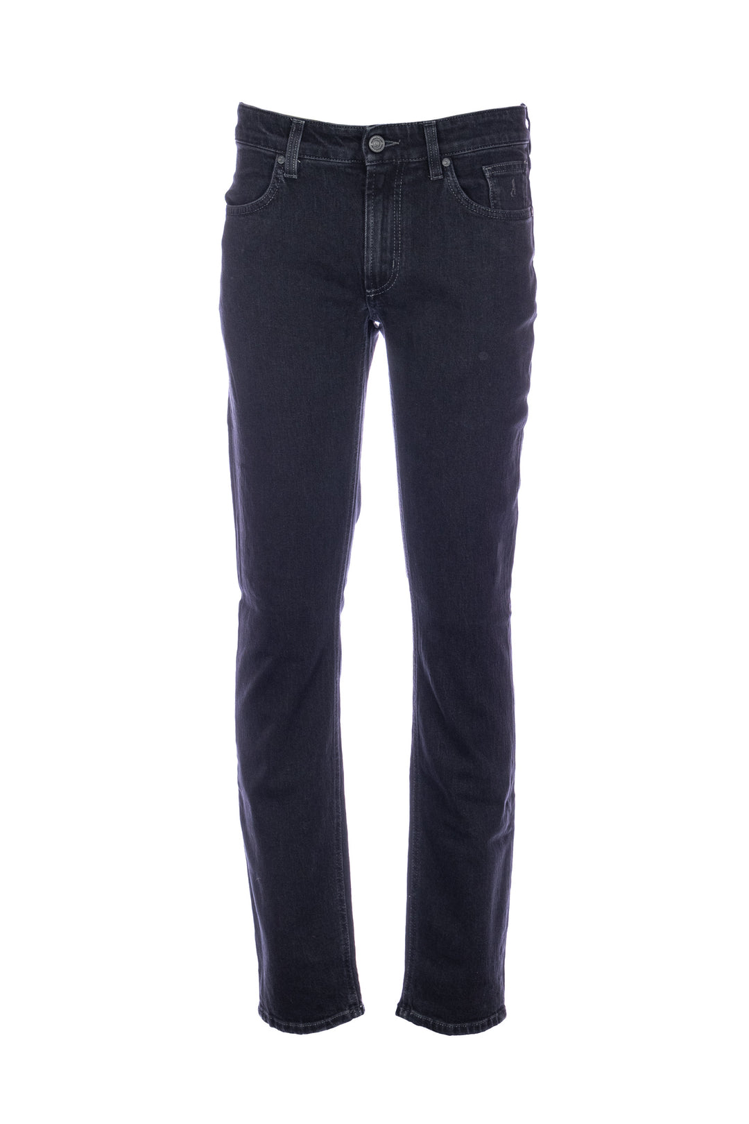 JECKERSON Jeans slim 5 tasche “JORDAN” in denim di cotone stretch nero - Mancinelli 1954