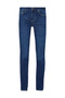 Jean slim bottom up en denim de coton stretch délavage usé