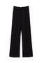 Pantaloni wide leg neri in punto Milano