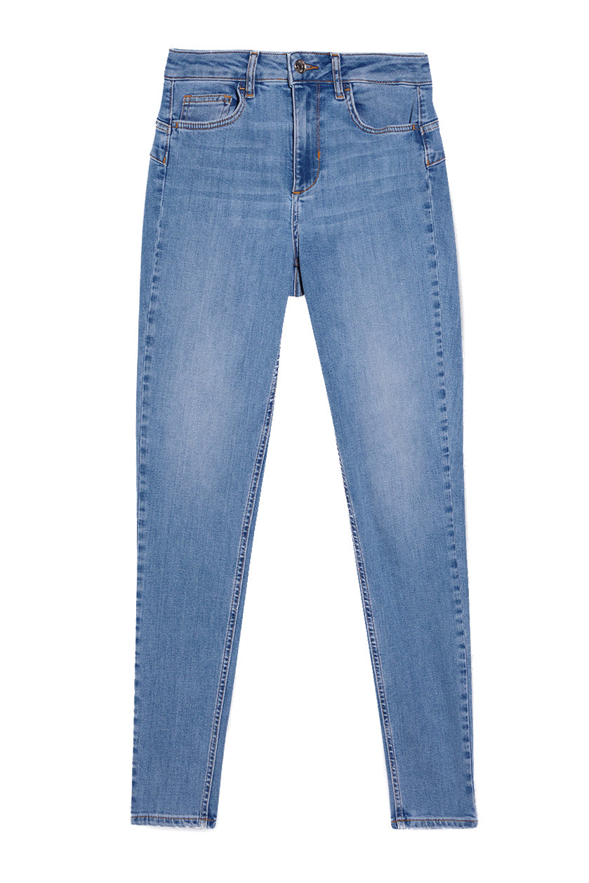 LIU JO Jeans skinny vita alta bottom up lavaggio super stonewash - Mancinelli 1954