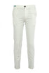 Pantalone chinos in tencel stretch bianco