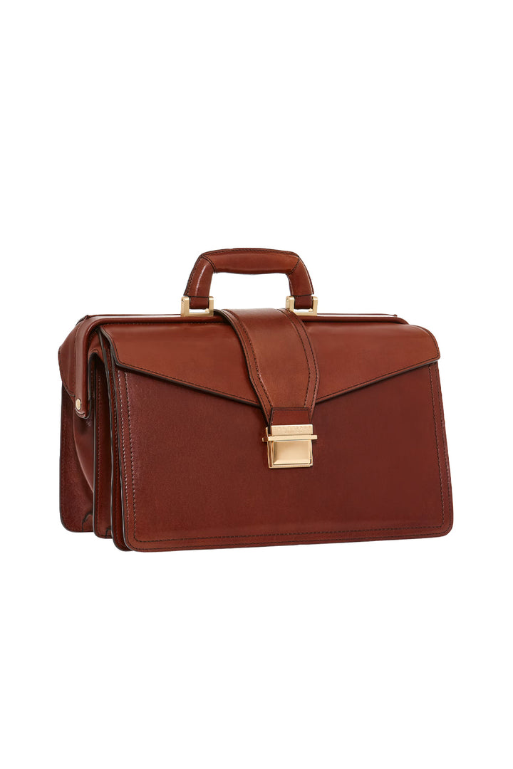 Brown leather doctor's bag