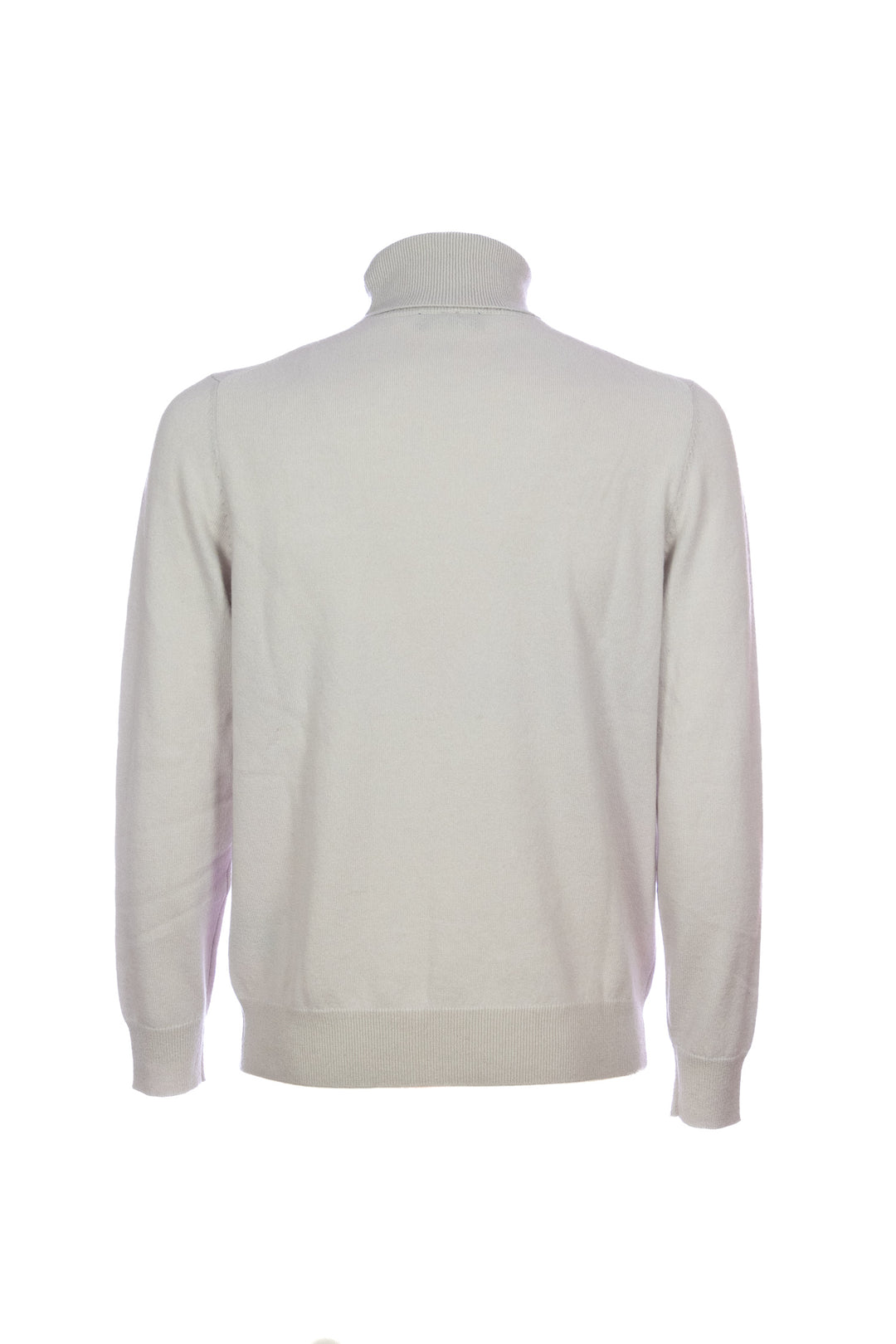 Light gray cashmere turtleneck sweater