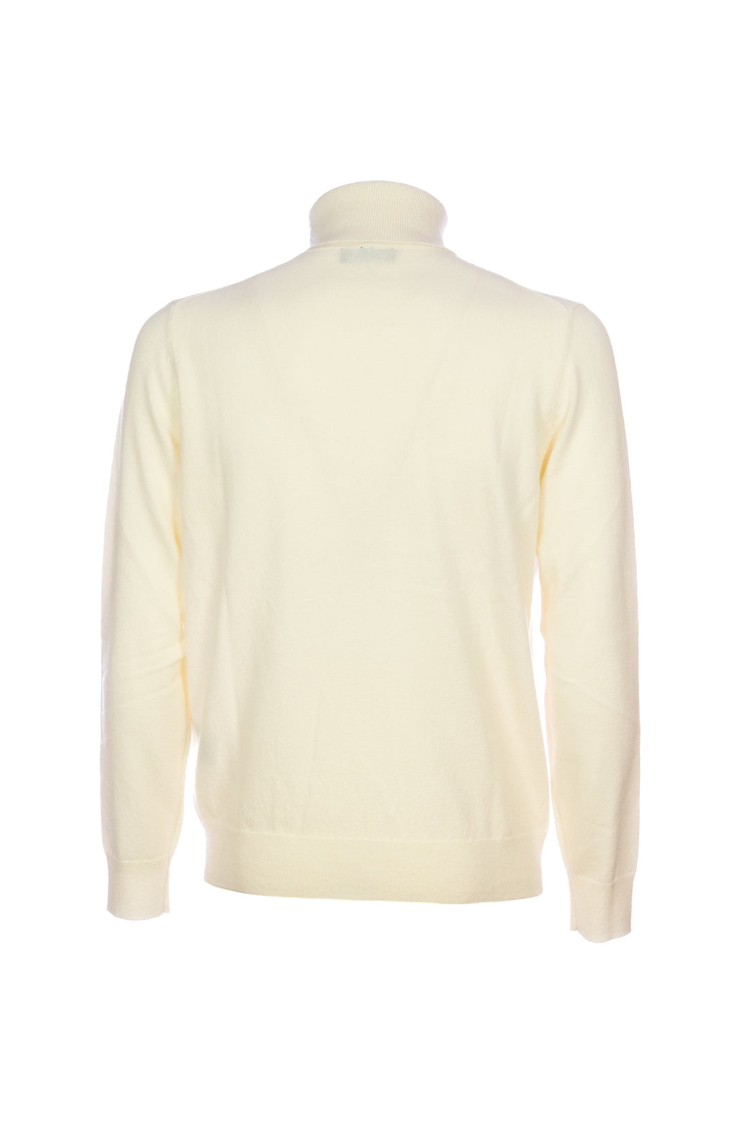 Cream cashmere turtleneck sweater