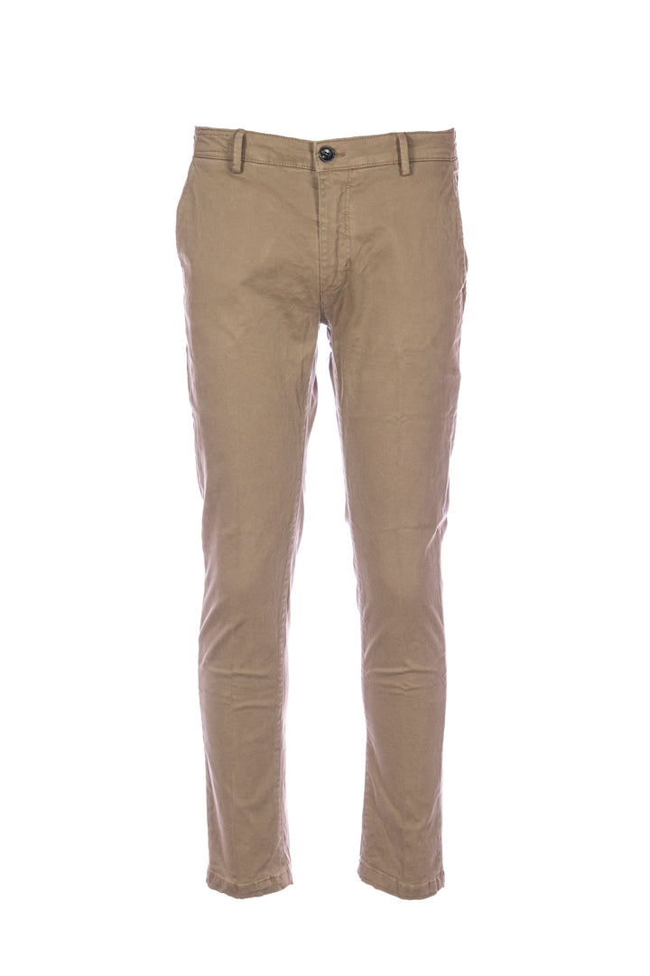 Five-pocket mud trousers in stretch cotton gabardine