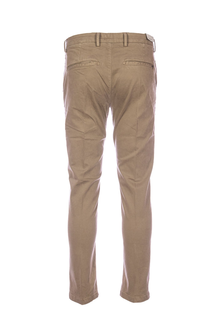 Five-pocket mud trousers in stretch cotton gabardine