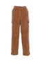 Hazelnut corduroy cargo trousers
