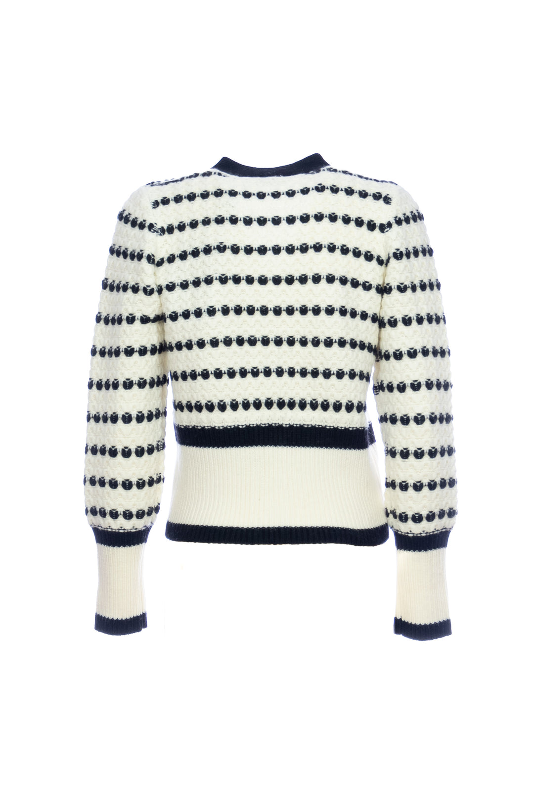 Cardigan regular bicolore con scollo a V