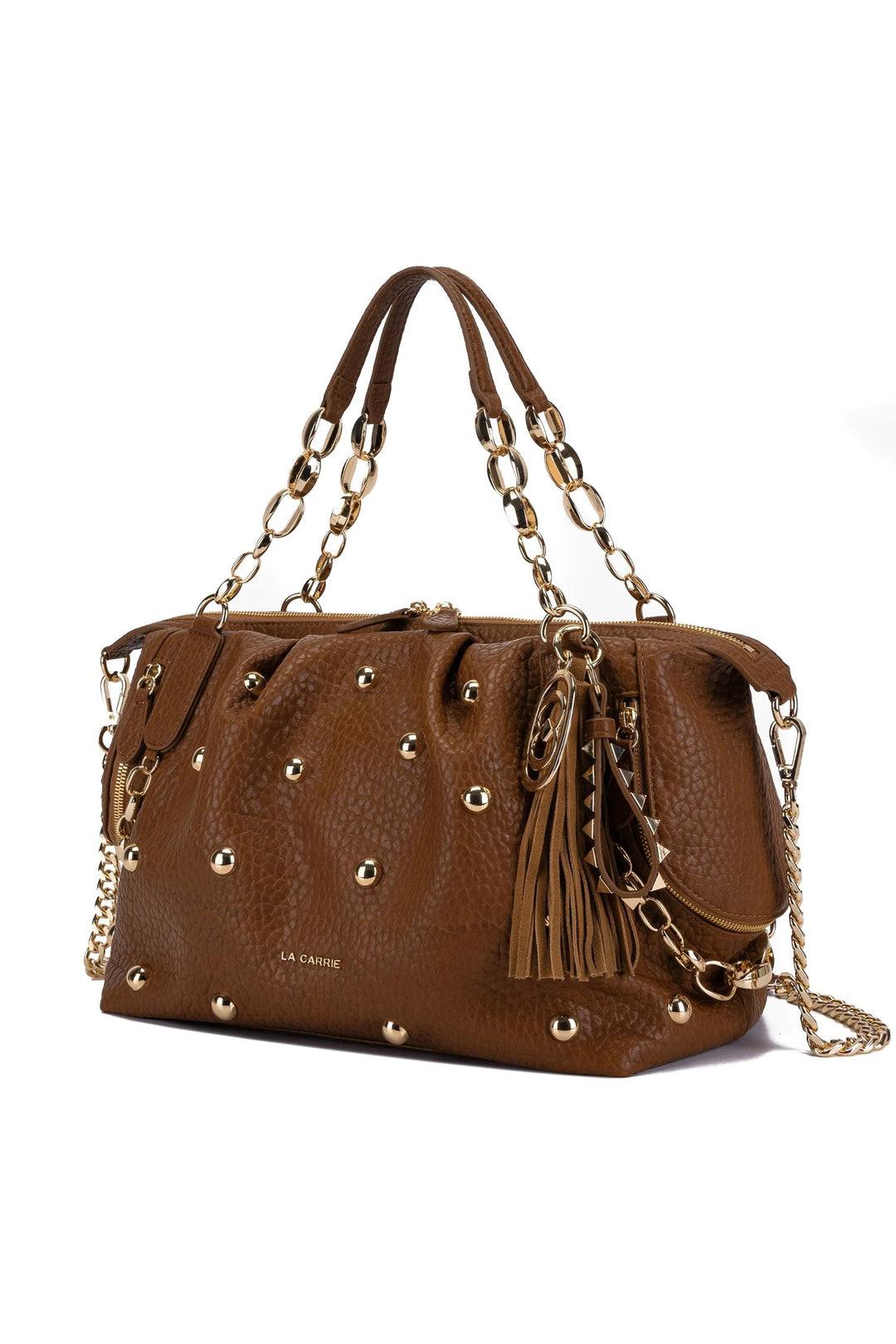 LA CARRIE Borsa Shopping Navajo cuoio con tracolla rimovibile - Mancinelli 1954