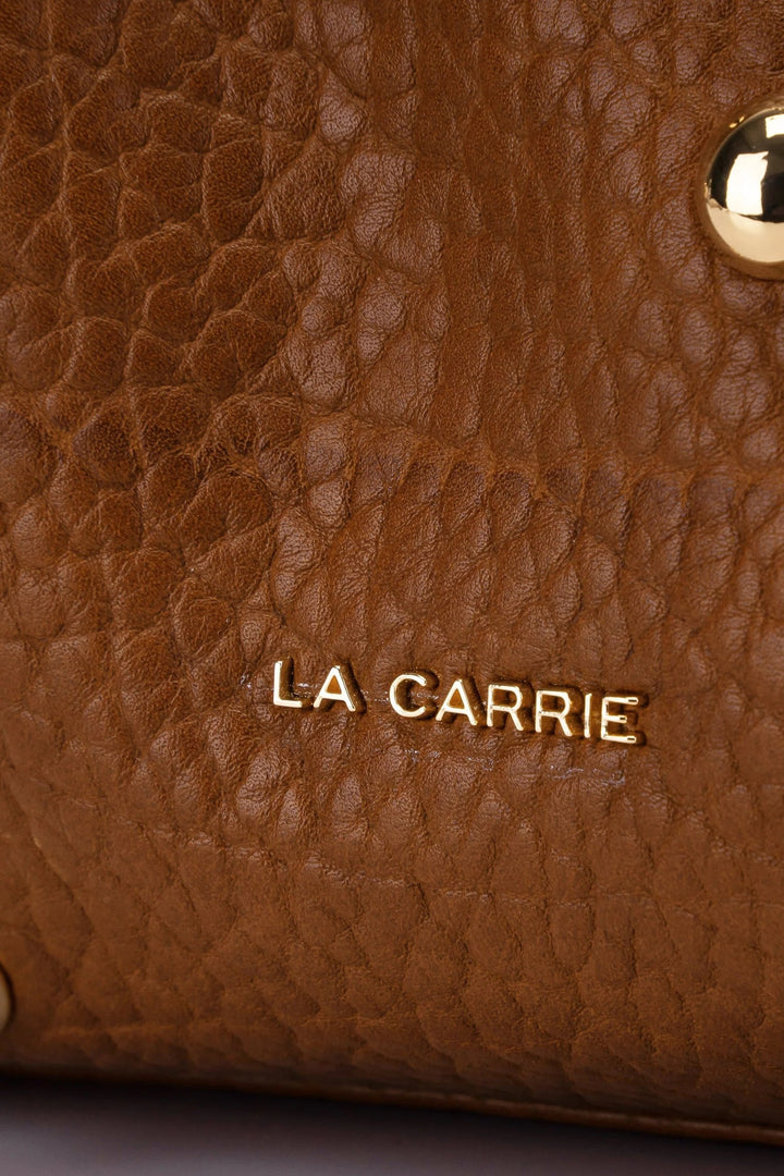 LA CARRIE Borsa Shopping Navajo cuoio con tracolla rimovibile - Mancinelli 1954