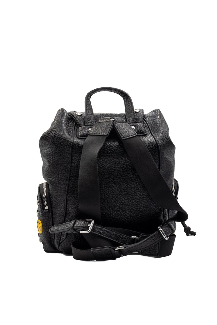 LA CARRIE Zaino Smiles nero con spille - Mancinelli 1954