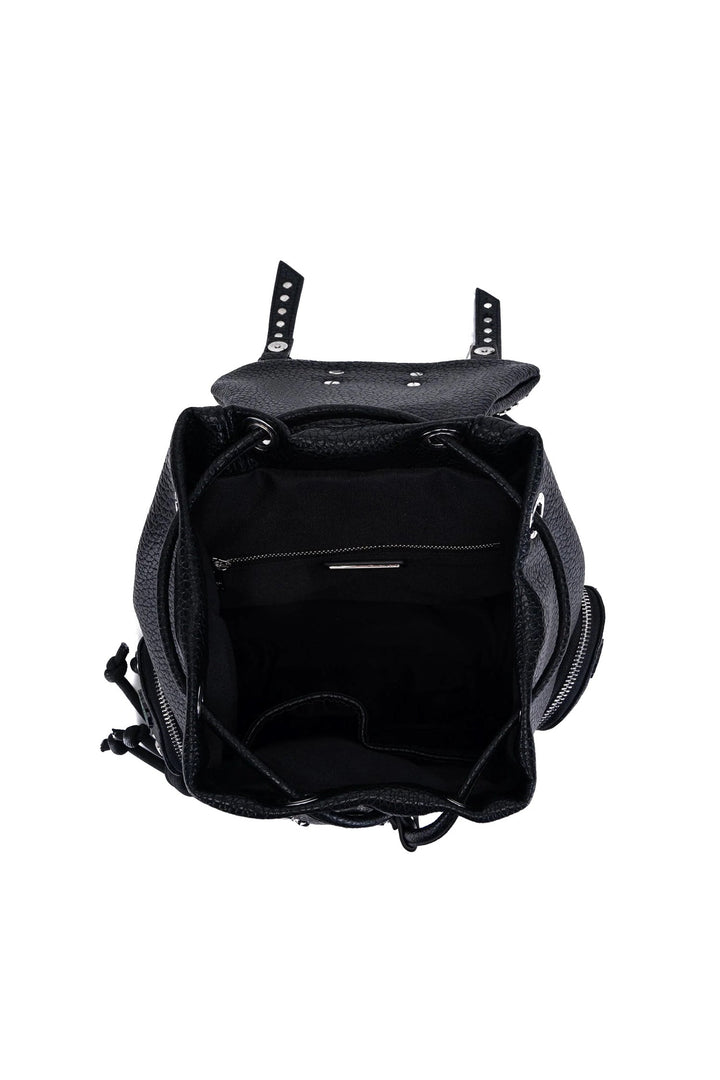 LA CARRIE Zaino Smiles nero con spille - Mancinelli 1954