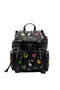 Zaino Smiles nero con spille