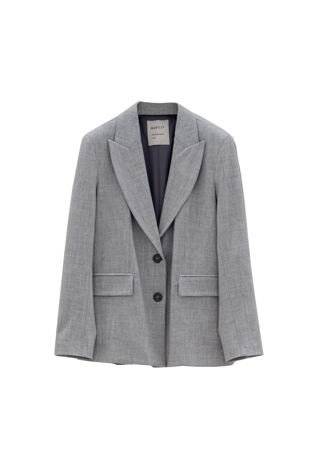 Mancinelli 1954 Giacca Monopetto Grigio Melange - Mancinelli 1954