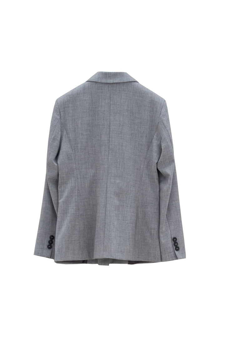 Mancinelli 1954 Giacca Monopetto Grigio Melange - Mancinelli 1954