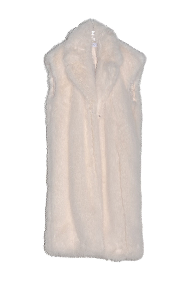 MOTEL Gilet panna in Ecopelliccia - Mancinelli 1954