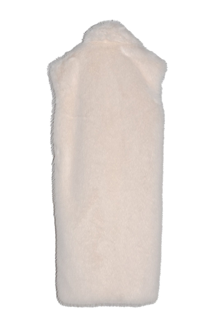 MOTEL Gilet panna in Ecopelliccia - Mancinelli 1954