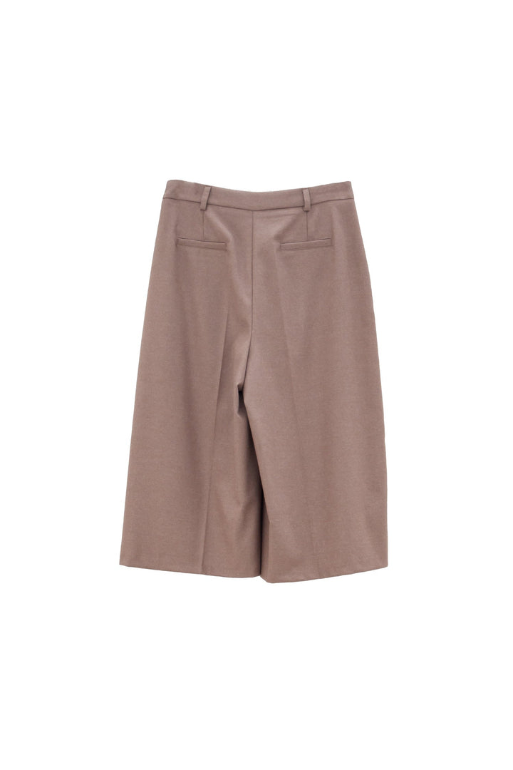 MOTEL Pantalone Cropped tortora a Gamba Larga - Mancinelli 1954