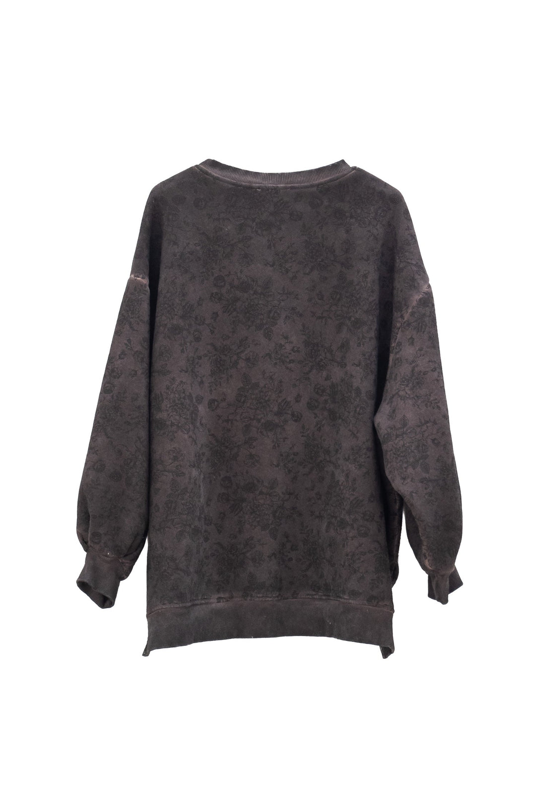 MOTEL Felpa Cacao con Ricamo di Perle - Mancinelli 1954