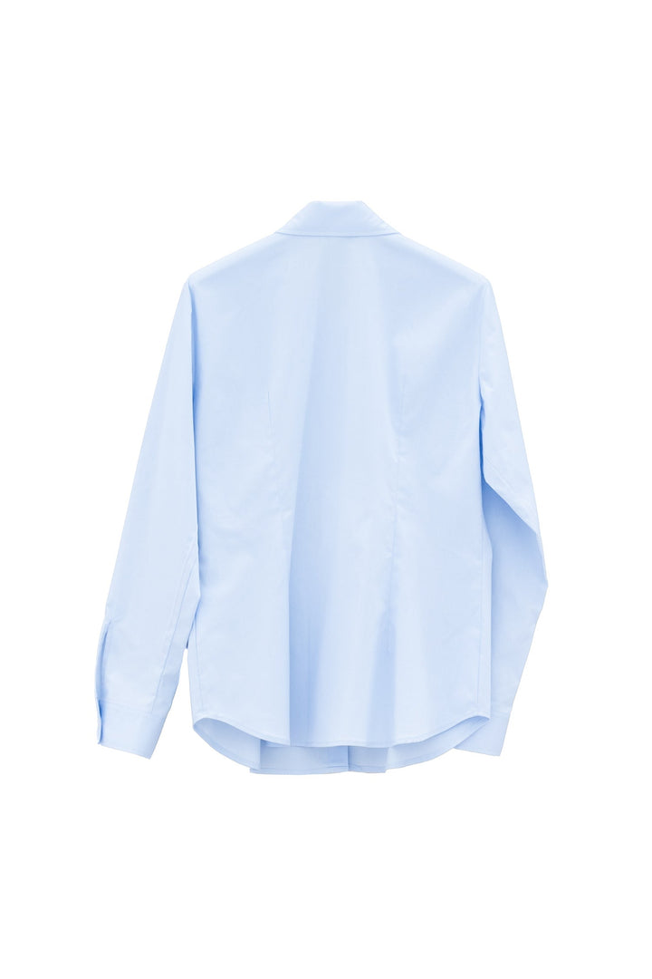 MOTEL Camicia Cielo in Cotone Elasticizzato - Mancinelli 1954