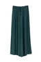 Pantalone palazzo satinato verdone